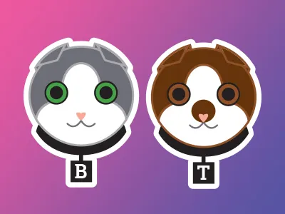 Cat Stickers cats illustrator scottish fold sticker pack stickers vector