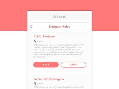 050 Job Listing avenir dailyui dailyui050 design job posting ui