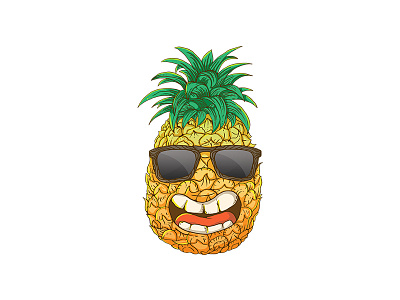 Mr.Pineapple 365daychallenge cool daily funny illustration love pineapple