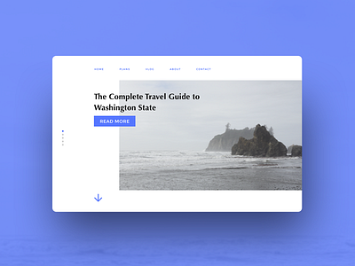 Travel blog landing page design blog design landing page travel web