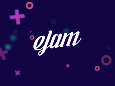 eJam animation blockchain blur branding gif gradients ico identity logo marketing motion typography