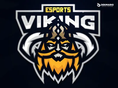 Viking Esports branding design esports gaming identity logo logotype mascot sport sports viking
