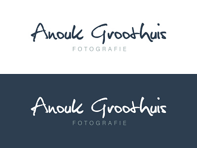 Handwritten Logo handwriting logo photographer