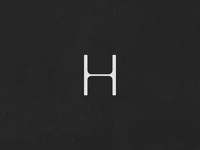 H brand mark branding construction design id id design identity identity design