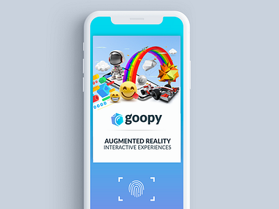 Scan Screen for Goopy.io AR App ar ui ux