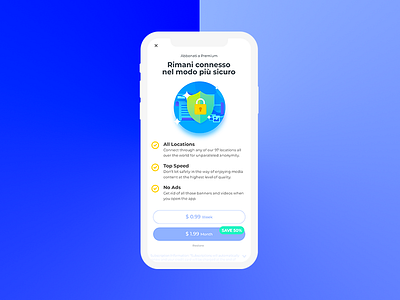 • Paywall 2 • app clear creative design discount ios iphone x paywall premium security ui ux