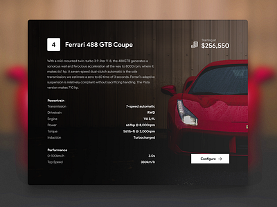 Leaderboard - Daily UI #019 cars dailyui ferrari leaderboard