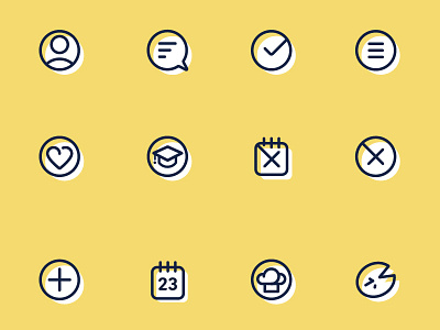 Pollywogs App Icons app design graphic icons ui