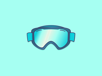 Goggles design eyewear goggles graphic design illustration illustrator olympics skiing snowboarding sports winter