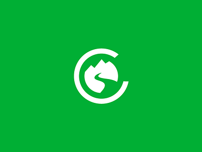 Letter C Nature Logo c circle letter logo nature