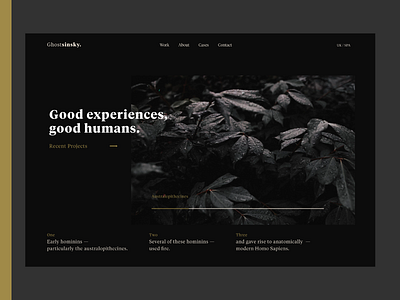 Ghostsinsky — Concept Brand & Daily UI #015