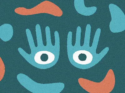 Thing blob draw eyes hands thing