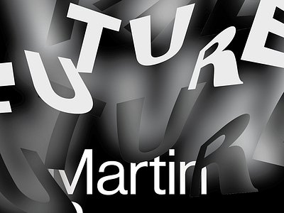 F U T U R E black black and white gray grayscale neue haas grotesk skew typography white