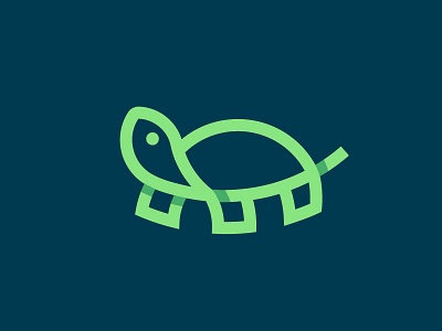 Turtle Icon bold icon iconic logomark simple turtle