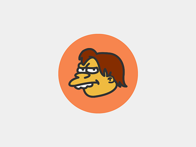 Nelson Muntz | The Simpsons Series animation cartoon fox icon nelson muntz the simpsons tv show vector