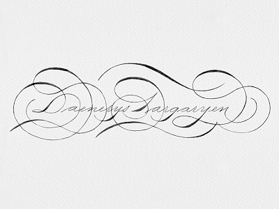 Signature Design calligraphy custom type editorial elegant flourishing hand drawn lettering quote signature signature design typography