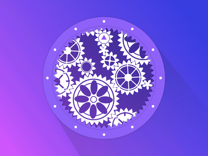 Gears Loop Animation By Marius On Dribbble