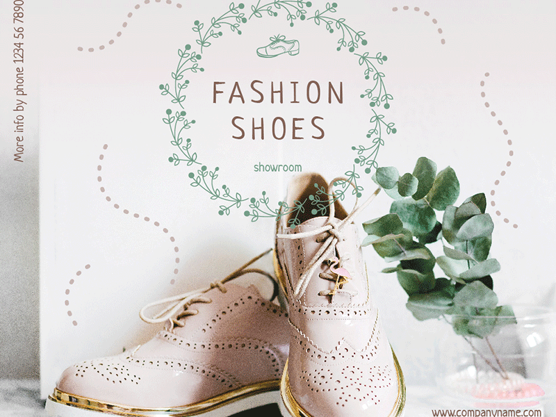 Fashion Shoes | Modern and Creative Templates Suite banner editable flyer poster print promo social media