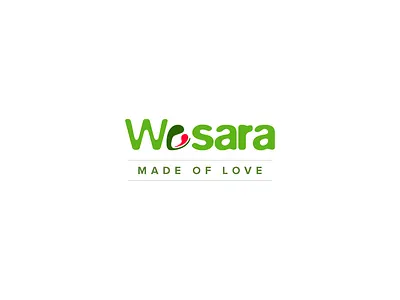 Wesara Logo green logo love motherhood nature