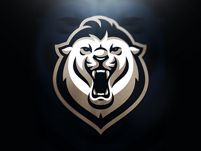 White lion dirty head lion mascot putylo sport team