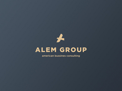 Alem Group a american bussines consulting eagle falcon hawk monogramm real estate