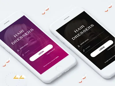 LOGIN SCREEN ios login materialdesign signup ui