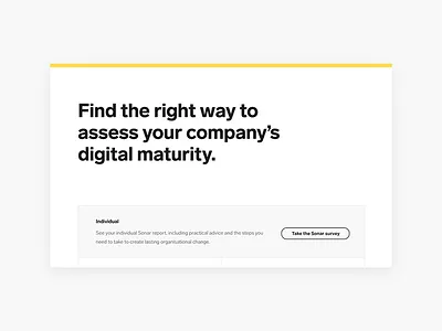 Sonar (Brilliant Noise) brilliant noise design desktop minimal typography website