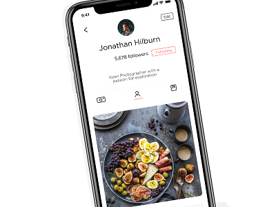 Dailyui#006 - User Profile dailyui dailyui006 iphonex layout ui