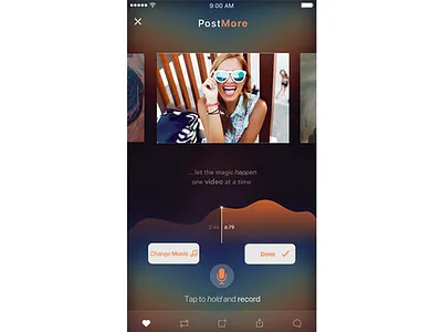 Edit Master (Video App Concept) app editing minimal photo video