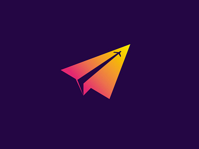 Airplane airplane brandhalos identity illustration logo mark negative plane space