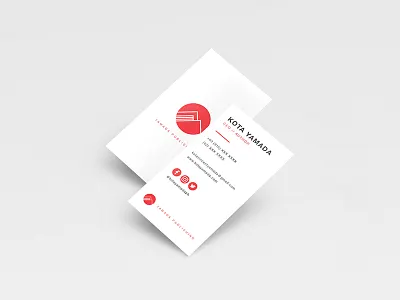 Yamada Publishing - Business card (2017) 2017 artist brand branding cebu cebuano design philippines publishing writer yamada yamada publishing