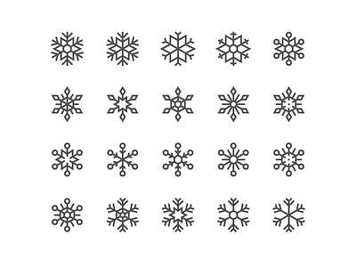 Just snowflake icons design icon icons perfect pixel simple snowflakes svg web