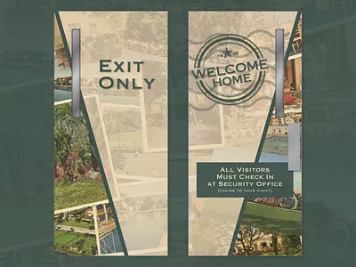 Resort Door Wraps branding icon icons logo print typography