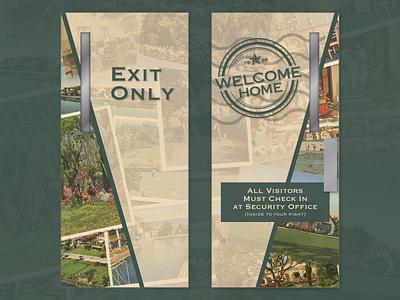 Resort Door Wraps branding icon icons logo print typography