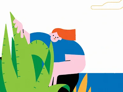 oi cactus design hide illustration landscape portfolio portrait website