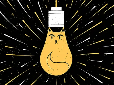 Illustrated Science 159 books cat childrens books illustrated science illustration kids books kids lit art lightbulb science science illustration vector