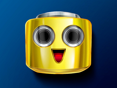 Servbot gradient head legends mech megaman playstation ps1 robot servbot vector