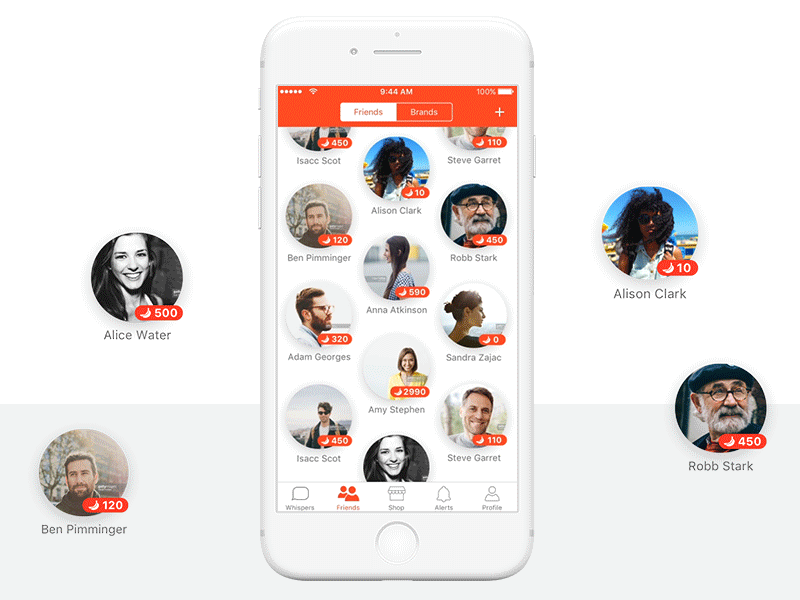 Scroll Animation android app app design digital digital product design interaction design ios app promotions ui ux