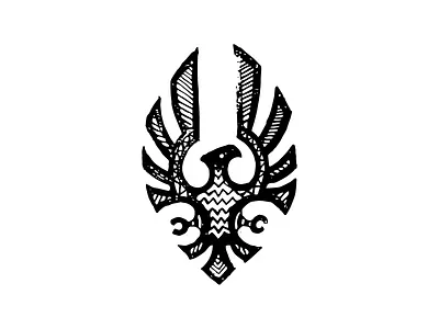 Eagle Black animal bird black concept crest eagle flag logo sketch wings