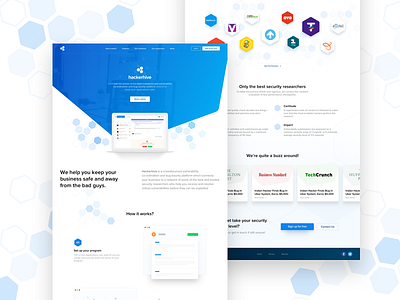 Hackerhive landing page bug bounty hackerhive security ui design visual design