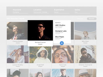 100 Day Challenge Day 50 - HR widget 50 cards daily daily100 day050 design hr job hunt minimal profile uichallange