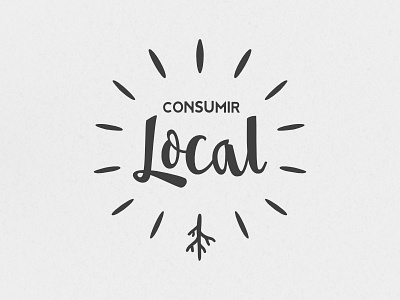 Consumir local Logo affinity designer branding jewelry logo monogram sustainable vector