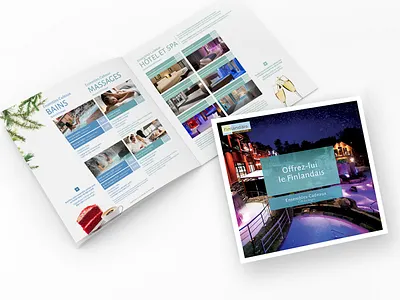 Holiday Packages Spa Brochure advertising brochure design hotel indesign layout marketing packages spa
