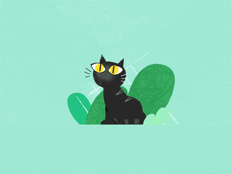 Alfred animal animation cat character designer gif illustration loop motion motion graphics