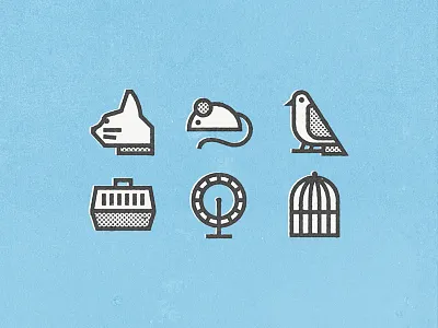 Veterinary for Flaticon part. I animal animals bird cage cat icon line mouse pack texture veterinary wheel