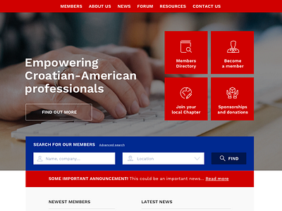 ACAP Home Page Hero hero homepage red