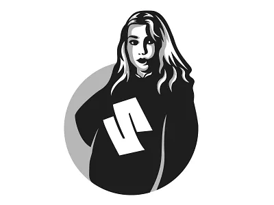 Beauty mascot logo brandinrl brg creative creativity female giand graphicdesign king logo mascot massage photography