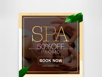 Spa Banner Ads boutique chic elegant fashion fest glamour mode party promo sale sexy shop
