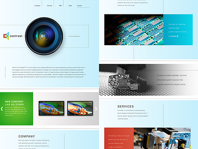 Contrast Optical development htmlcss php web wordpress