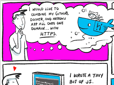 Dreamin' of whales cartoon character comic cute docker face github line